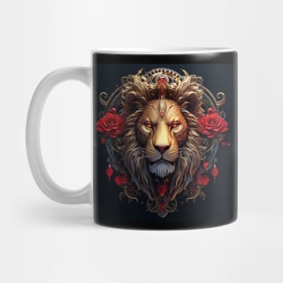 Golden lion head Mug